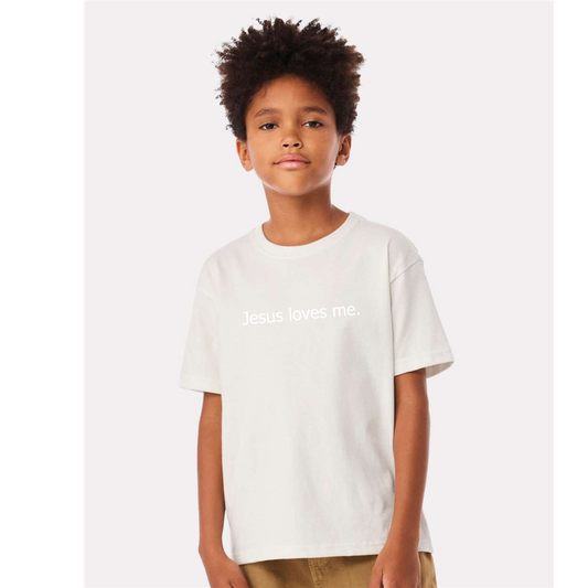 Jesus loves me. youth tee