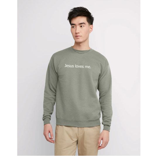 Jesus Loves Me. The Everyday Reminder Crewneck
