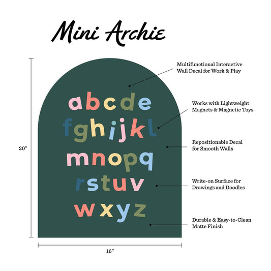 Green Mini Arch Magnetic Wall Decal