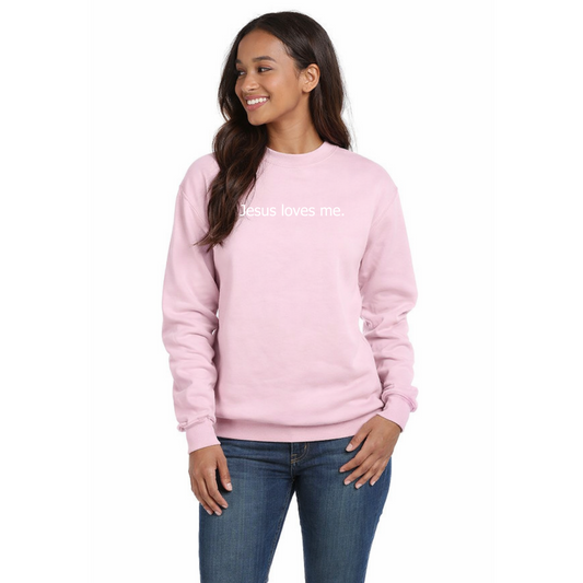 Jesus Loves Me. The Everyday Reminder Crewneck