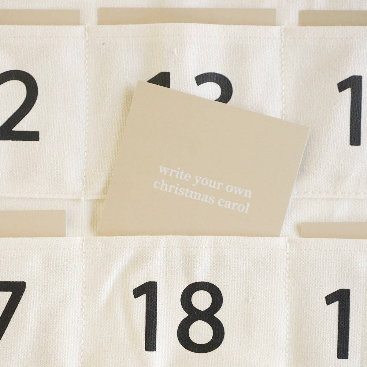 Classic Cotton Advent Calendar + Countdown to Christmas Advent Cards