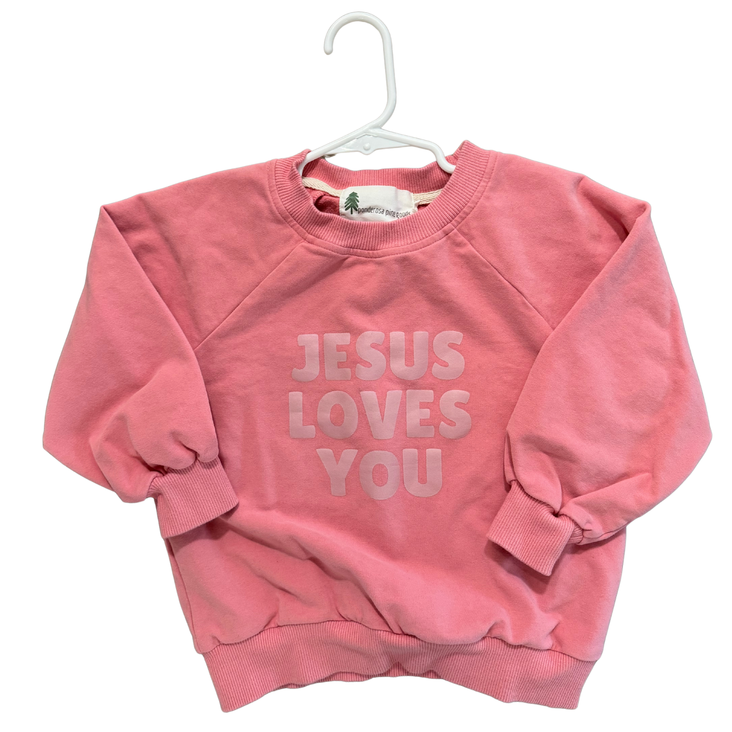 Jesus Loves You Tonal Sweatshirt