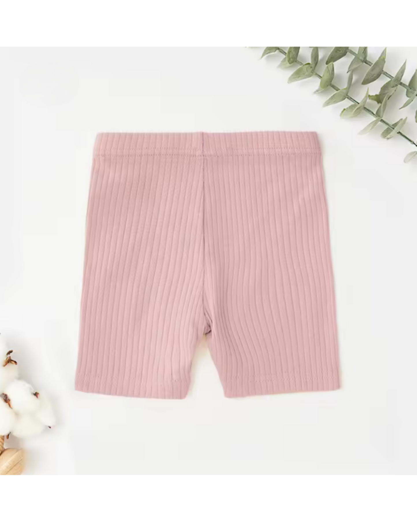 Ribbed Biker Shorts