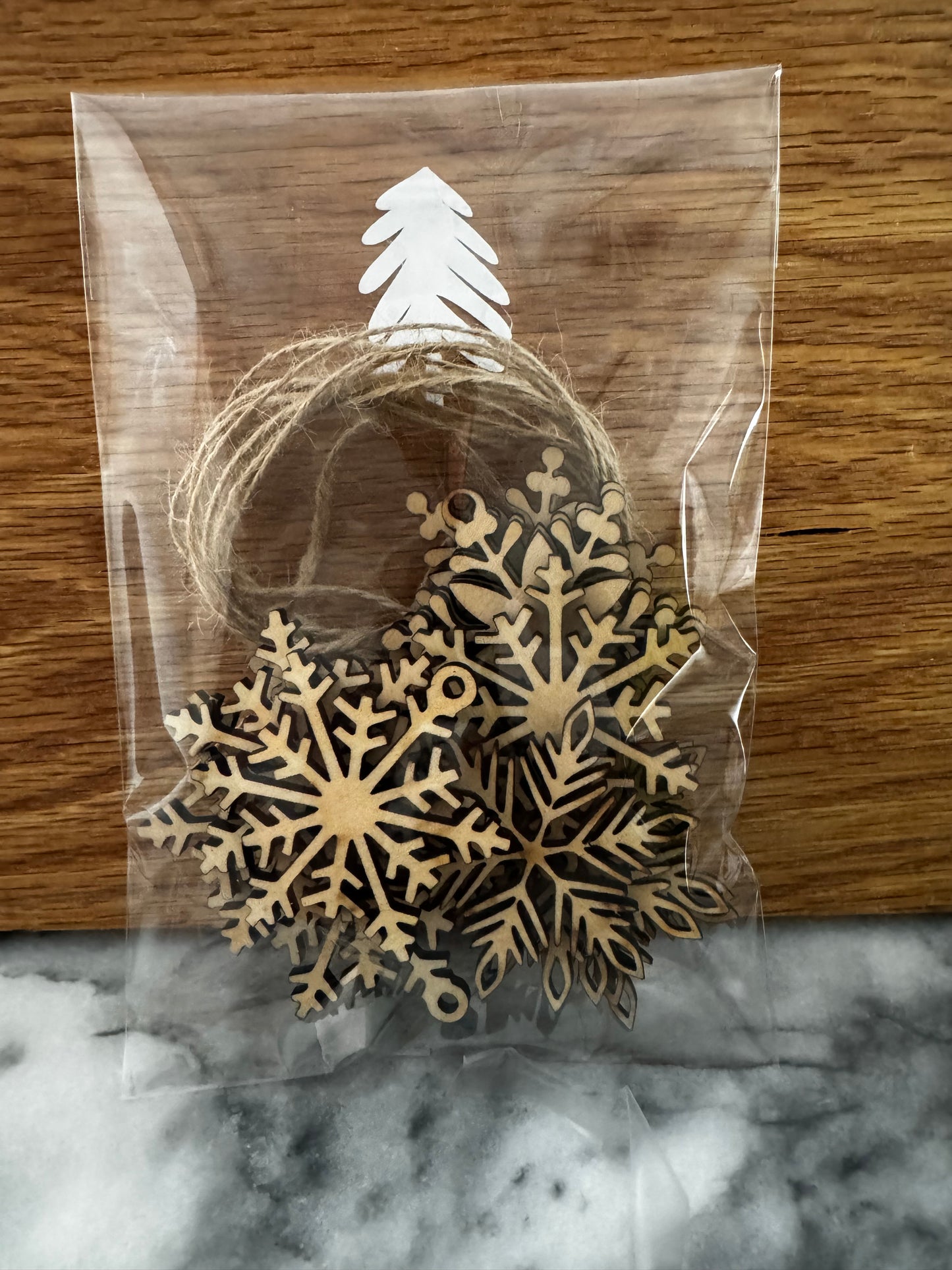 Mini Snowflakes - set of 15 - 2inch