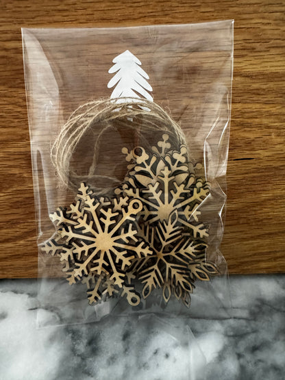 Mini Snowflakes - set of 15 - 2inch