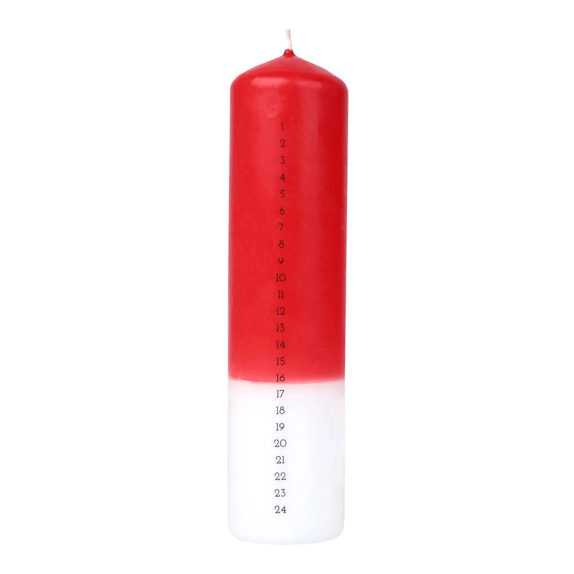 Santa Advent Pillar Candle | Christmas Novelty Candle  - PREORDER - Ships by Oct 1st
