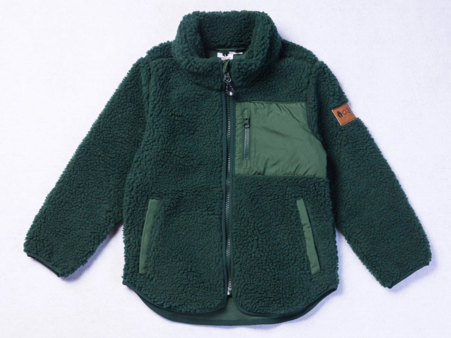 Oaki - Sherpa Fleece - Forest Green