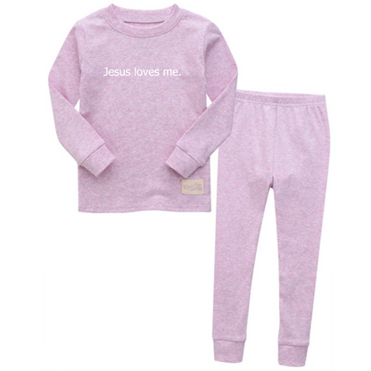 Jesus Loves Me. Toddler Pajama Set