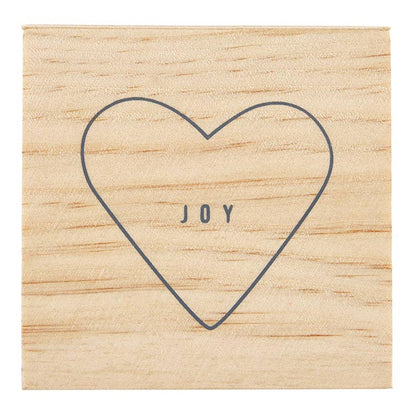 Ceramic Ornament - Heart - Joy