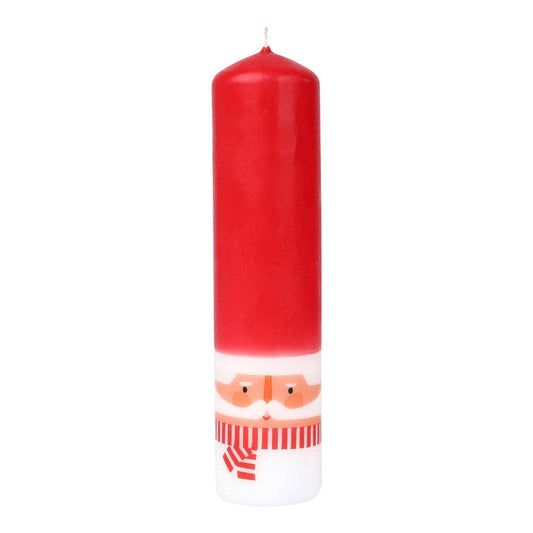 Santa Advent Pillar Candle