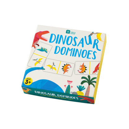Stocking Stuffer - Party Dinosaur Dominoes Game for Kids