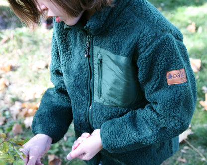 Oaki - Sherpa Fleece - Forest Green