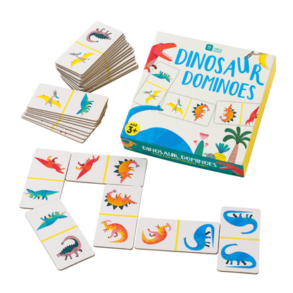 Stocking Stuffer - Party Dinosaur Dominoes Game for Kids