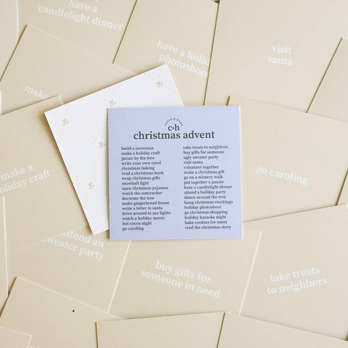 Classic Cotton Advent Calendar + Countdown to Christmas Advent Cards