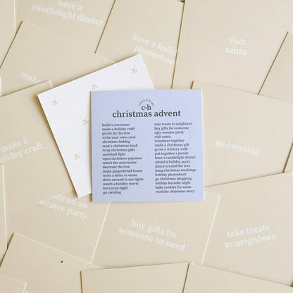 Classic Cotton Advent Calendar + Countdown to Christmas Advent Cards
