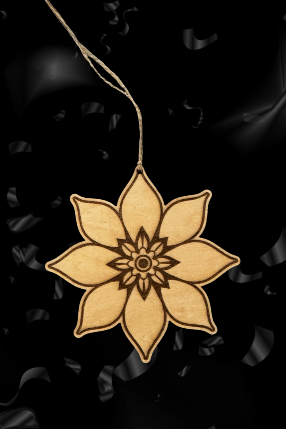 Poinsettia Christmas Ornament