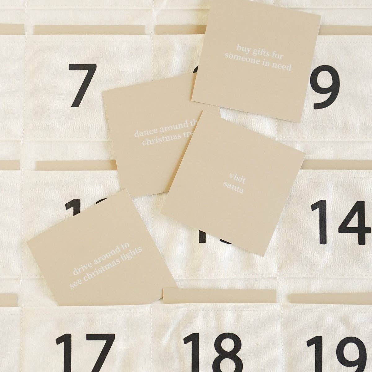 Classic Cotton Advent Calendar + Countdown to Christmas Advent Cards