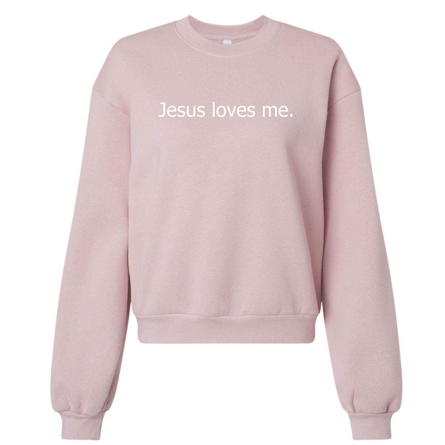 Jesus Loves Me. The Everyday Reminder Cropped Sweatshirt
