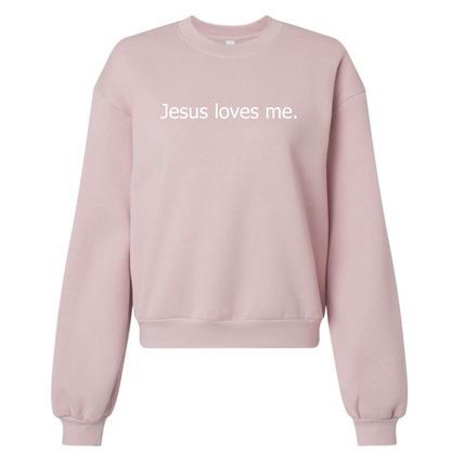 Jesus Loves Me. The Everyday Reminder Cropped Sweatshirt