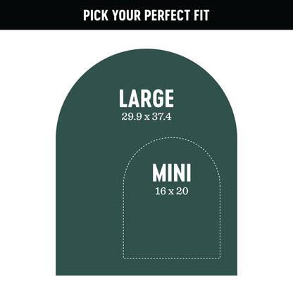Green Mini Arch Magnetic Wall Decal