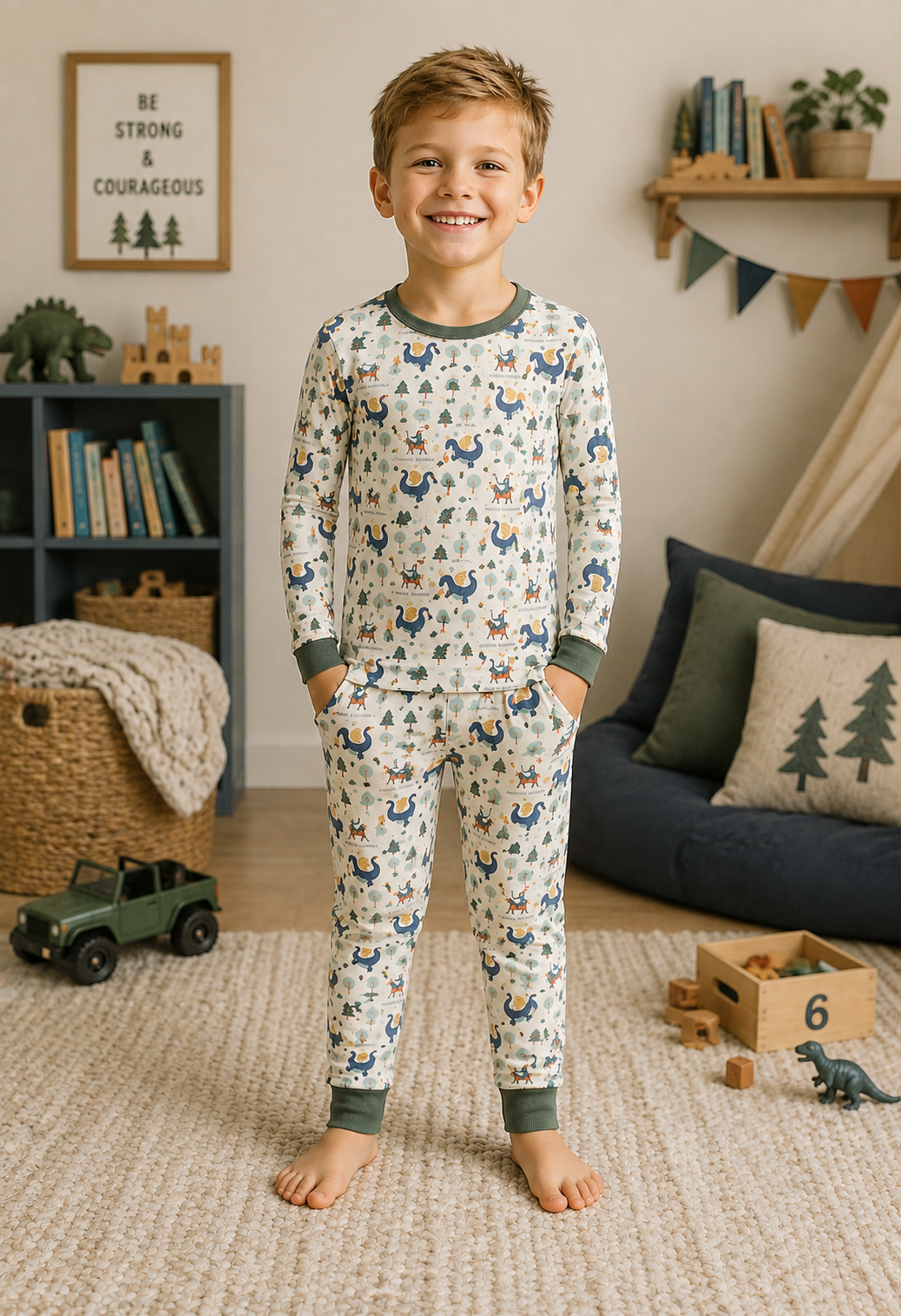 PREORDER - The Lord Is My Strength Convertible Bamboo 2 PIECE SET