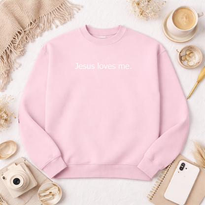 Jesus Loves Me. The Everyday Reminder Crewneck