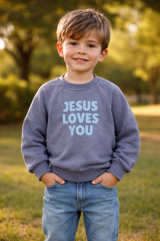 Jesus Loves You Tonal Sweatshirt