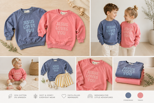 Jesus Loves You Tonal Sweatshirt