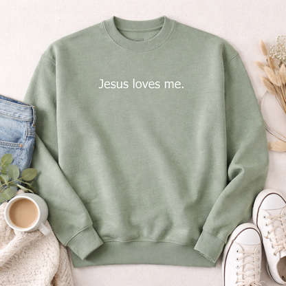 Jesus Loves Me. The Everyday Reminder Crewneck