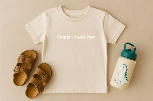 Jesus loves me. youth tee
