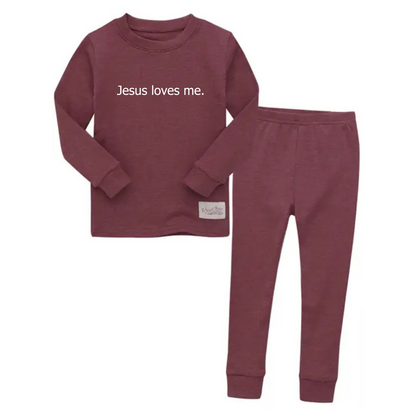 Jesus Loves Me. Toddler Pajama Set