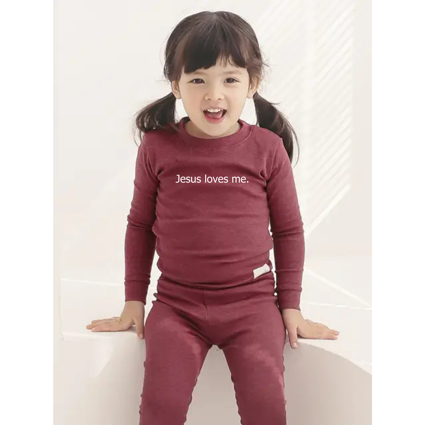 Jesus Loves Me. Toddler Pajama Set