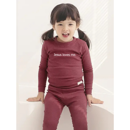 Jesus Loves Me. Toddler Pajama Set