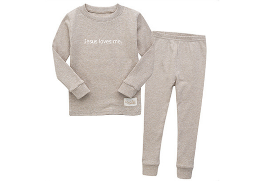 Jesus Loves Me. Toddler Pajama Set