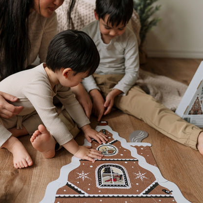 Gingerbread House Holiday - Christmas Floor Puzzle