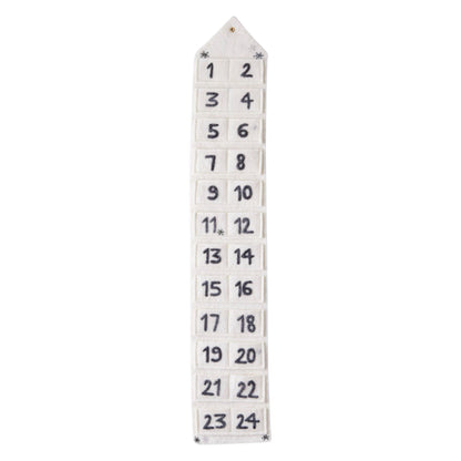 Felt Cream Advent Calendar - PREORDER - Ships by Oct 1st