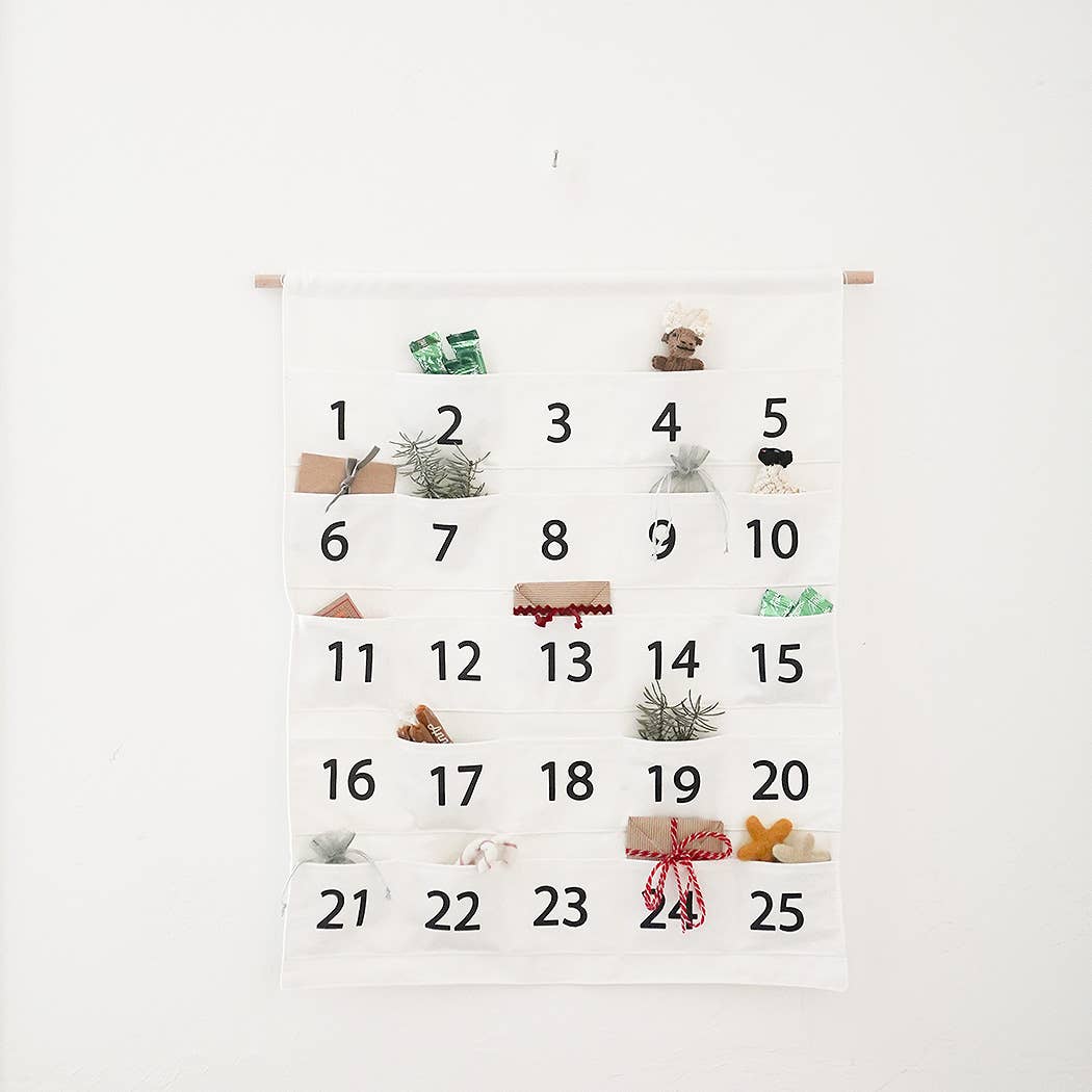 Classic Cotton Advent Calendar + Countdown to Christmas Advent Cards