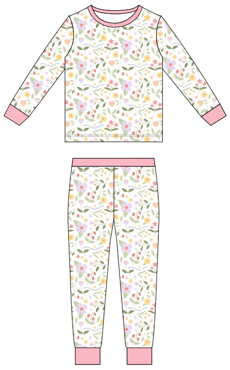 PREORDER - Growing Through Grace - heirloom garden floral - 2 PIECE