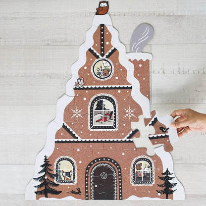 Gingerbread House Holiday - Christmas Floor Puzzle