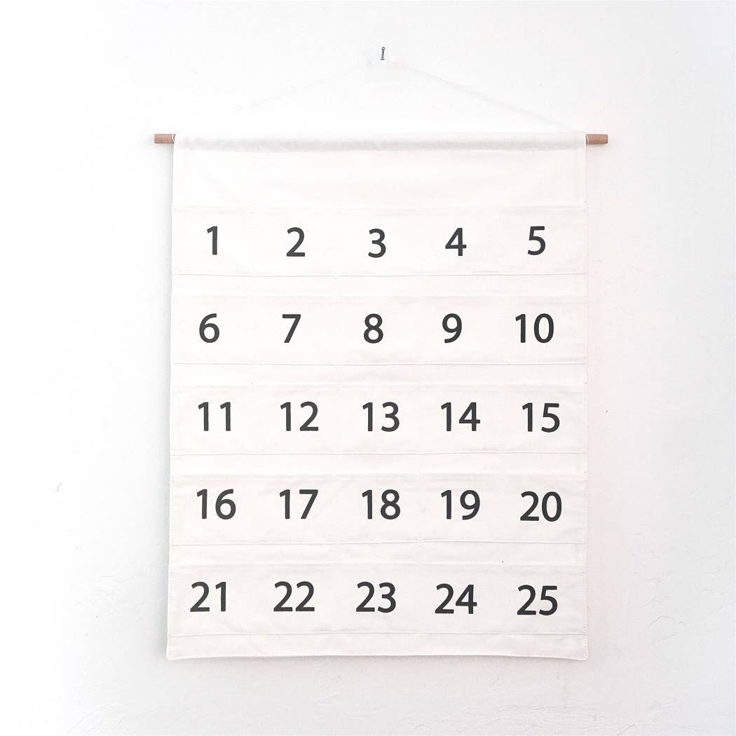 Classic Cotton Advent Calendar + Countdown to Christmas Advent Cards
