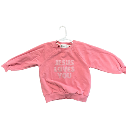 Jesus Loves You Tonal Sweatshirt