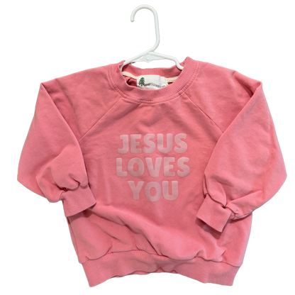 Jesus Loves You Tonal Sweatshirt