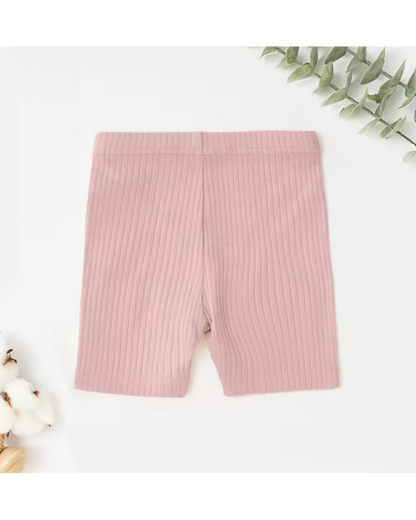 Ribbed Biker Shorts